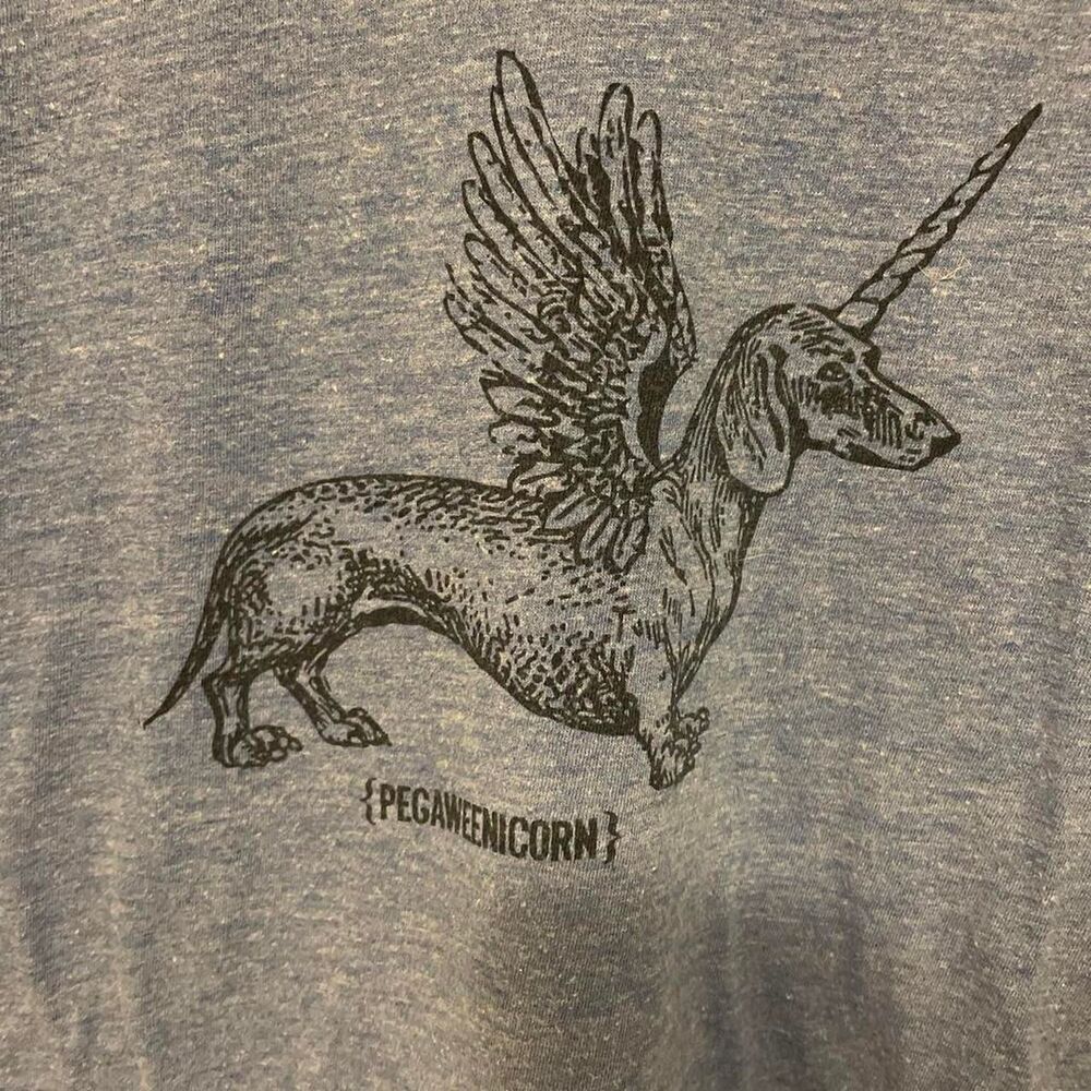 Los-angeles-apparel Men's Blue T-shirt